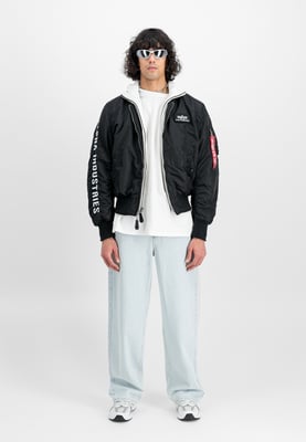 MA-1 D-Tec Sleeve Embroidery Bomber Jacket