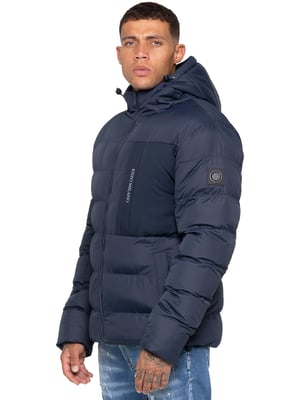 Enzo Milano | Herren Kapuzen-Pufferjacke