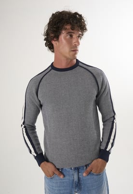 Pullover Basic-Pullover Mit Rundhalsausschnitt