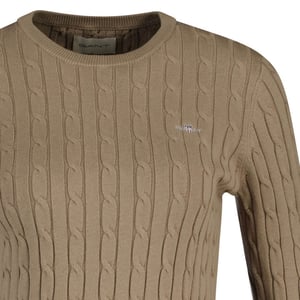 Gant Stretch Cotton Cable C-Neck Strickpullover