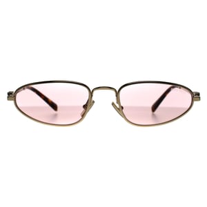 Miu Miu Oval Damen Blassgold Rosa MU52AS