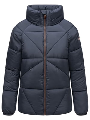 Navahoo Schokolinaa Damen Winter Steppjacke mit gefüttertem Kragen