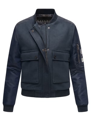 Navahoo Damen Übergangsjacke im Bomberjacken-Style Willstehaben