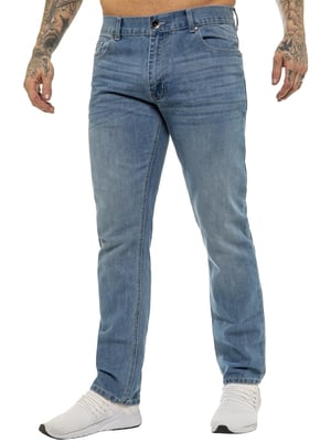 Enzo | Herren Regular Fit Straight Leg Jeans