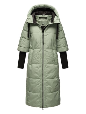 Navahoo Damen Steppjacke Ciao Miau – Extra Lang & Warm