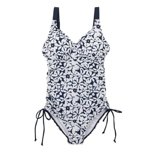 Regatta - "Alinae" Badeanzug für Damen (Marineblau/Weiß)