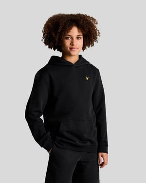 Lyle & Scott Jungen Loopback-Baumwoll-Hoodie - Schwarz