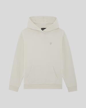 Lyle & Scott Jungen Heavy Weight Drop Shoulder Hoodie - Weiß