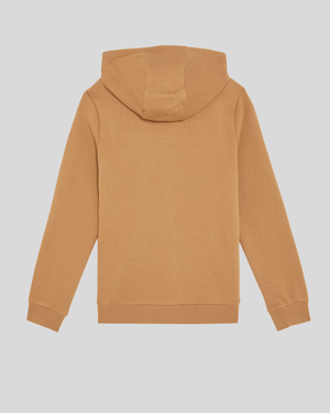 Lyle & Scott Jungen-Kapuzenpullover mit durchgehendem Reißverschluss – Braun