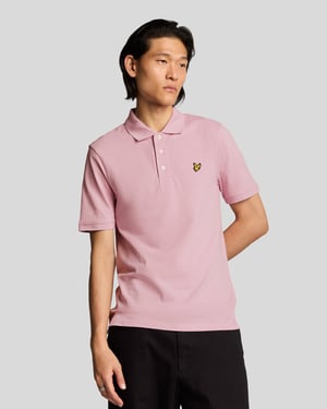 Lyle & Scott Baumwoll-Polohemd - Pink