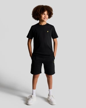 Lyle & Scott Jungen Baumwoll-T-Shirt - Schwarz