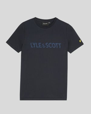 Lyle & Scott Jungen Lyle & Scott Print T-Shirt - Marineblau