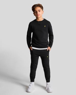 Lyle & Scott Baumwoll-Jogginghose für Jungen – Schwarz