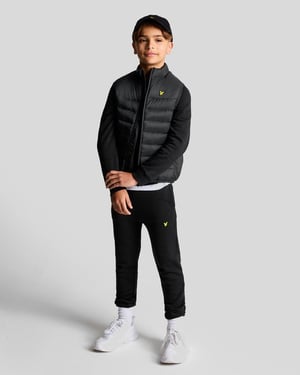 Lyle & Scott Baumwoll-Jogginghose für Jungen – Schwarz