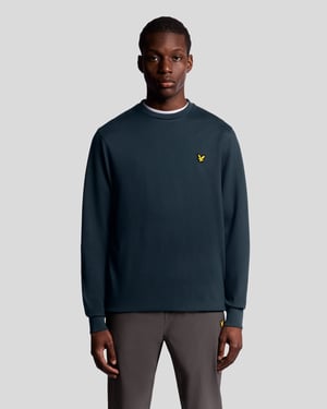Lyle & Scott Sports Leichtes Sweatshirt – Marineblau