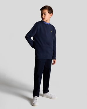 Lyle & Scott Jungen Klassisches Sweatshirt mit Rundhalsausschnitt - Marineblau