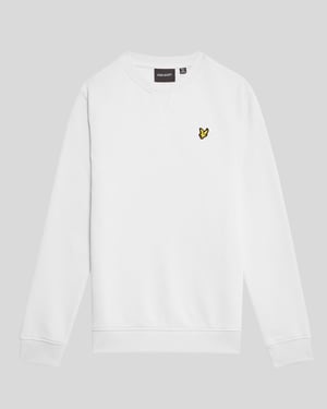 Lyle & Scott Jungen Klassisches Sweatshirt mit Rundhalsausschnitt - Weiß