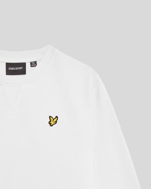 Lyle & Scott Jungen Klassisches Sweatshirt mit Rundhalsausschnitt - Weiß