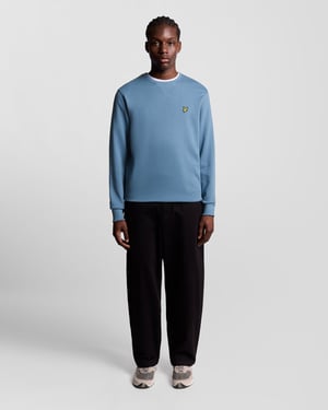 Lyle & Scott Baumwoll Rundhals Sweatshirt - Blau