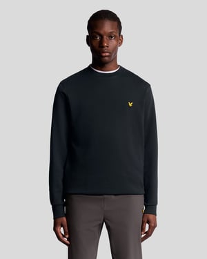 Lyle & Scott Sport Sweatshirt mit Globusprint - Marineblau