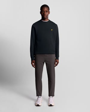 Lyle & Scott Sport Sweatshirt mit Globusprint - Marineblau