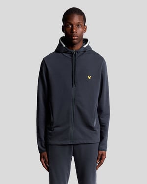 Lyle & Scott Sports Tape Trainingsjacke – Marineblau