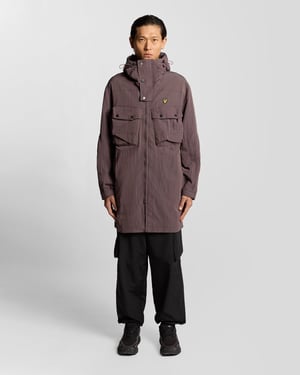 Lyle & Scott Wasserabweisender Guard Parka - Braun