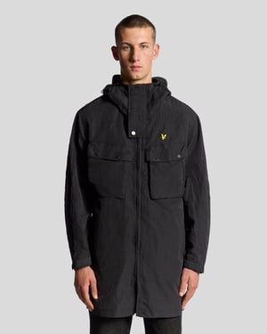 Lyle & Scott Wasserabweisender Guard Parka - Schwarz