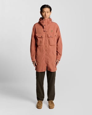 Lyle & Scott Wasserabweisender Guard Parka - Rot