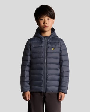 Lyle & Scott Leichte, wattierte Jacke für Jungen – Marineblau