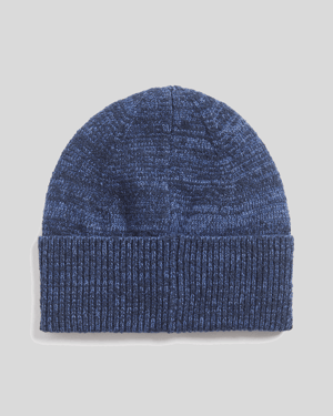 Lyle & Scott Multi Marl Beanie - Marineblau