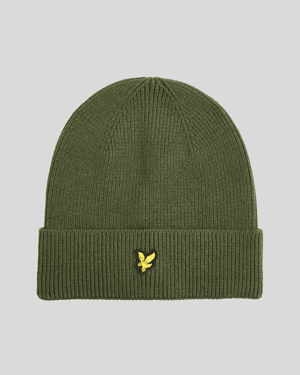 Lyle & Scott Strickmütze für Jungen - Grün
