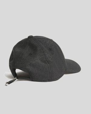 Lyle & Scott Tonal Monogram Baseball Cap - Schwarz