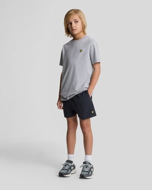 Lyle & Scott Jungen Badeshorts, einfarbig, Marineblau