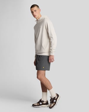 Lyle & Scott Plain Badeshorts - Grau