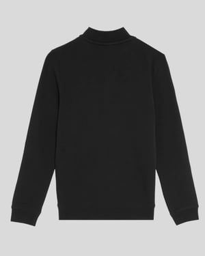 Lyle & Scott Jungen-Pullover mit 1/4-Reißverschluss, Schwarz