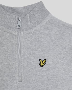 Lyle & Scott Jungen-Pullover mit 1/4-Reißverschluss, Grau