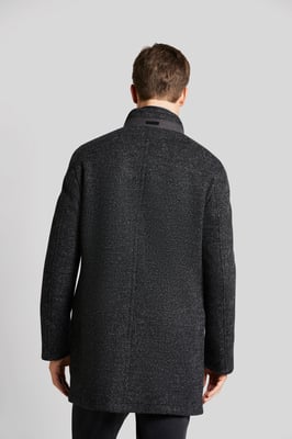 Bugatti Herren Stehkragenmantel im klassischen Design