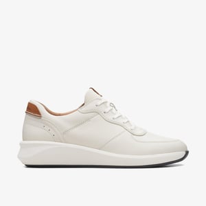 Un Rio Sprint Weiß Kombination Leder Sneakers