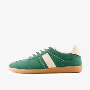 Stara Walk Dunkelgrüne Wildlederschuhe