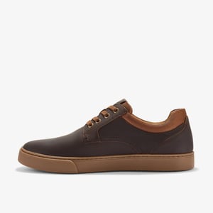 Lockton Schnürschuhe aus tan-farbenem, öligem Leder