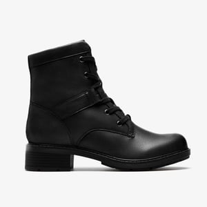 Hearth Parker Schwarze Lederstiefel