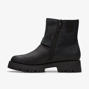 Ledwick Haley Schwarze Ölige Lederstiefel