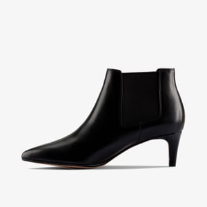 Laina 55 Stiefel 2 Schwarze Lederstiefel