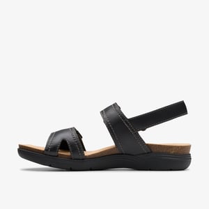 April Clover Schwarze Kombi-Sandalen