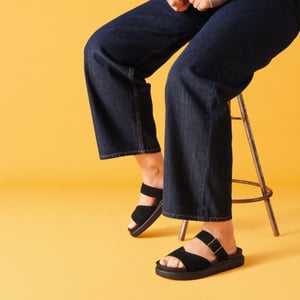 Aristella Mule Schwarze Sde Sandalen