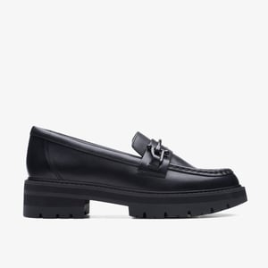 Orianna Bit Schwarze Lederschuhe