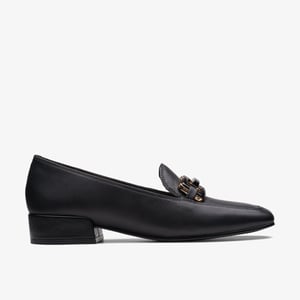 Seren 30 Einfache schwarze Lederschuhe
