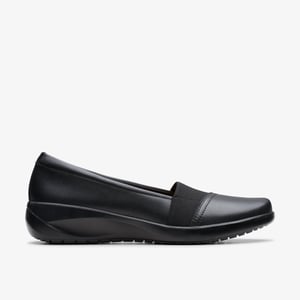 Kaetlyn Rhea schwarze Lederschuhe