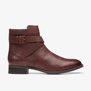 Hamble Buckle britische Tan Lederstiefel